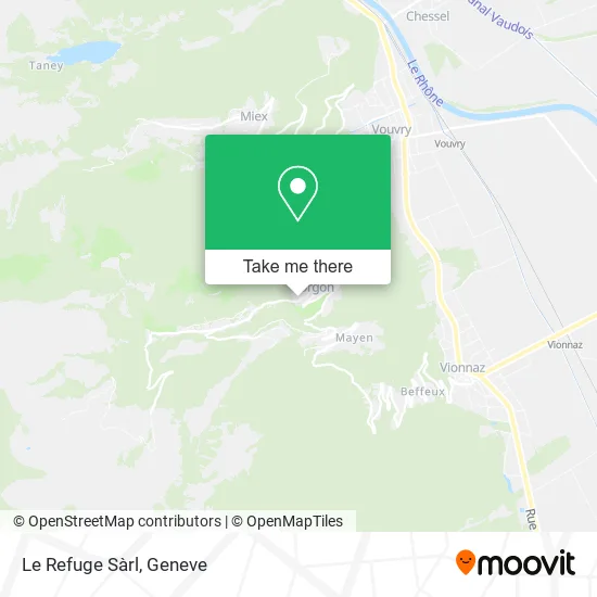Le Refuge Sàrl map