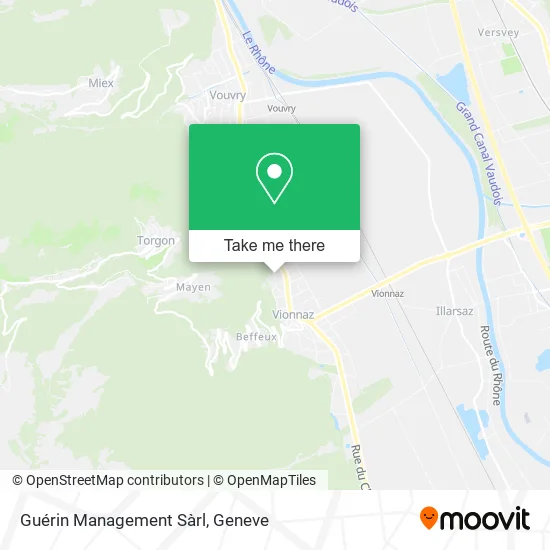 Guérin Management Sàrl map
