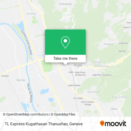 TL Express Kugathasan Thanushan map