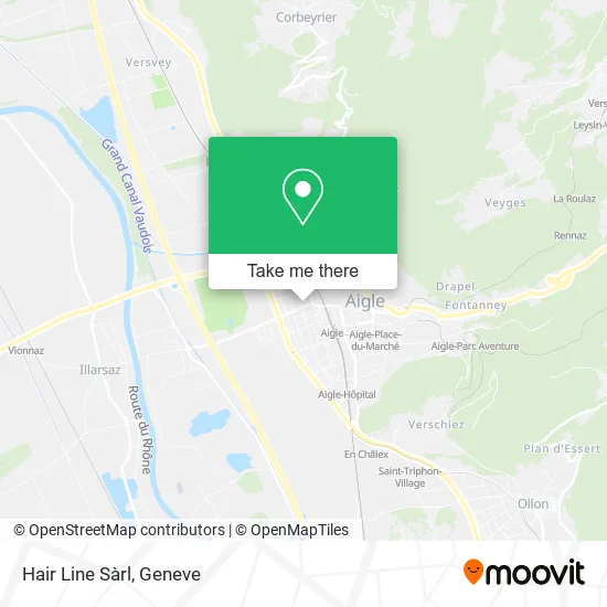 Hair Line Sàrl map