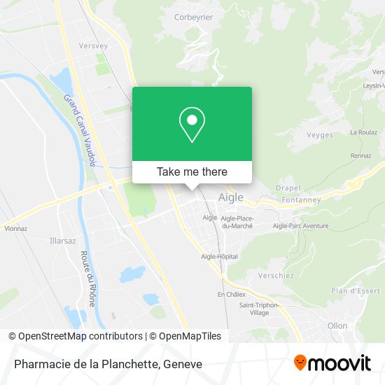 Pharmacie de la Planchette map