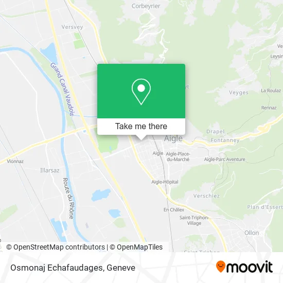 Osmonaj Echafaudages map