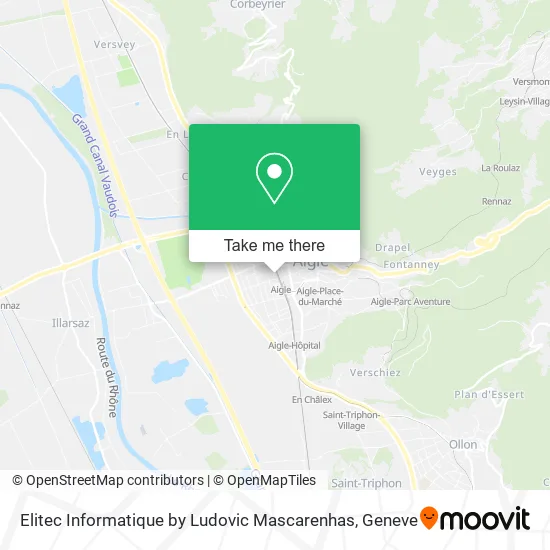 Elitec Informatique by Ludovic Mascarenhas map