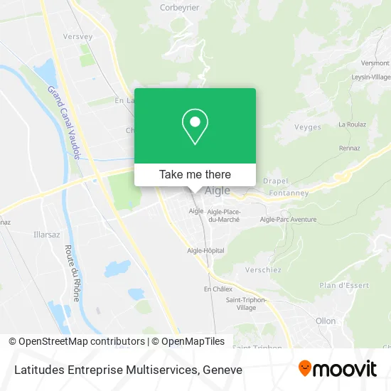 Latitudes Entreprise Multiservices map