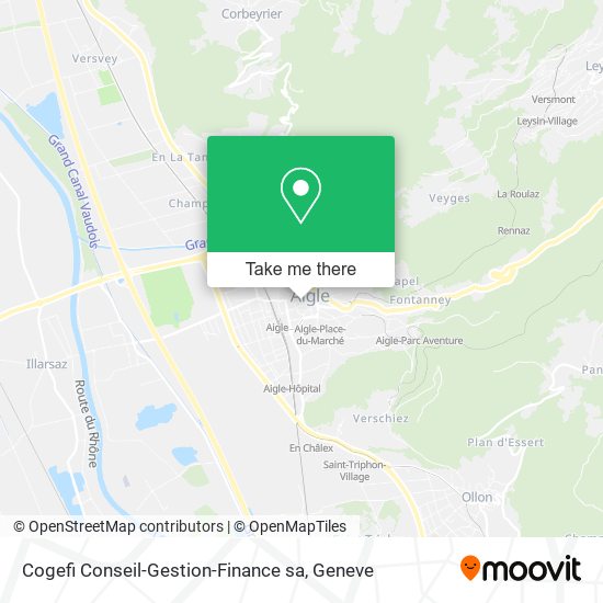 Cogefi Conseil-Gestion-Finance sa map