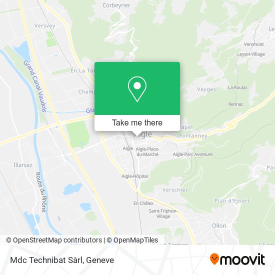 Mdc Technibat Sàrl map
