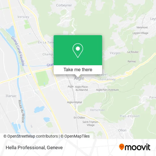 Hella Professional map