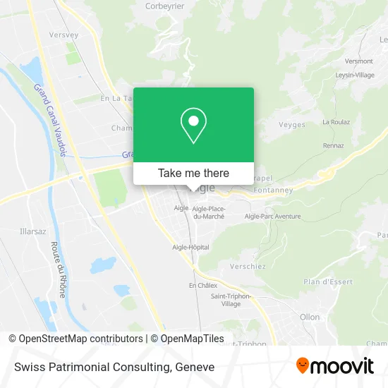 Swiss Patrimonial Consulting map