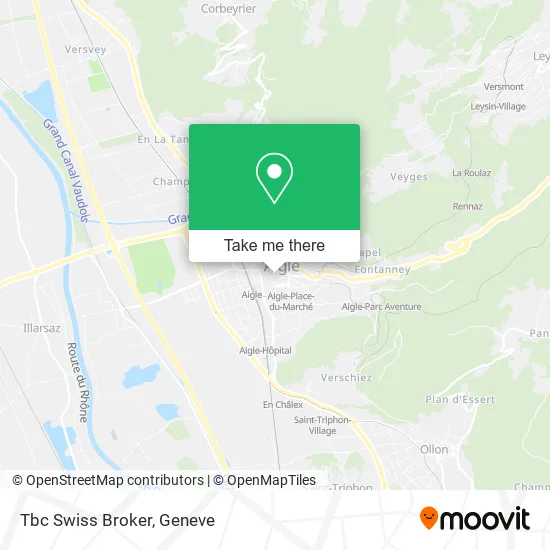 Tbc Swiss Broker map