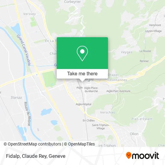 Fidalp, Claude Rey map