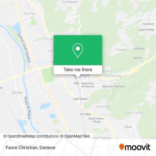 Favre Christian map