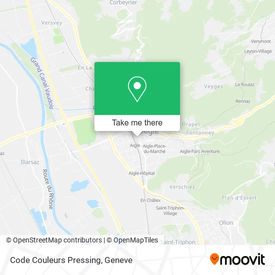 Code Couleurs Pressing map