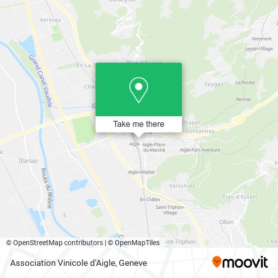 Association Vinicole d'Aigle plan