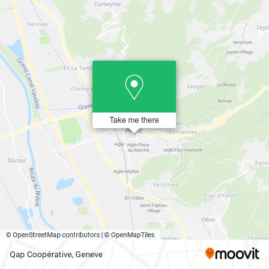 Qap Coopérative map