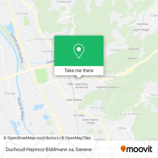 Duchoud-Haymoz-Bühlmann sa map