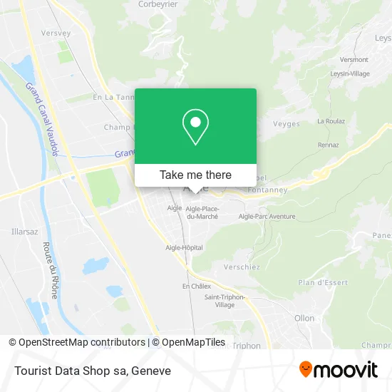 Tourist Data Shop sa map