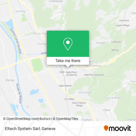 Eltech System Sàrl map