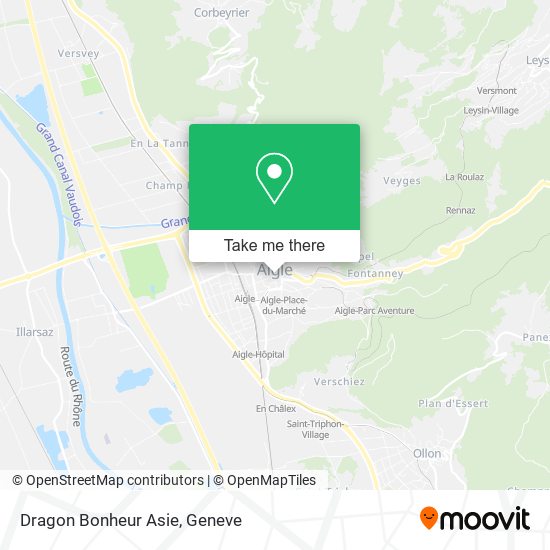 Dragon Bonheur Asie map