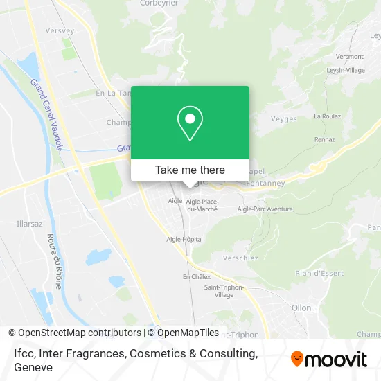 Ifcc, Inter Fragrances, Cosmetics & Consulting map