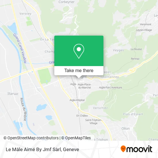 Le Mâle Aimé By Jmf Sàrl map