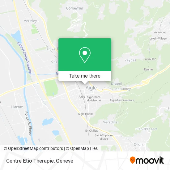 Centre Etio Therapie map
