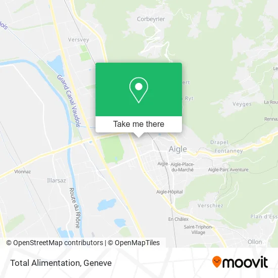 Total Alimentation map