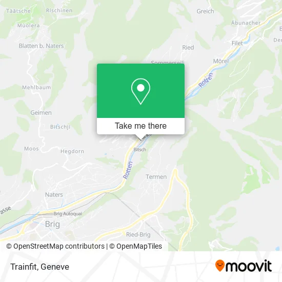 Trainfit map