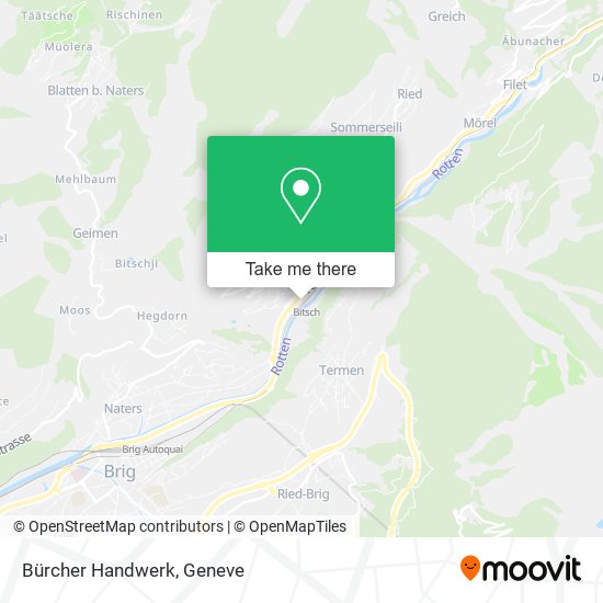 Bürcher Handwerk map