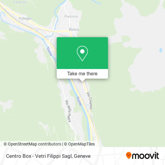 Centro Box - Vetri Filippi Sagl map