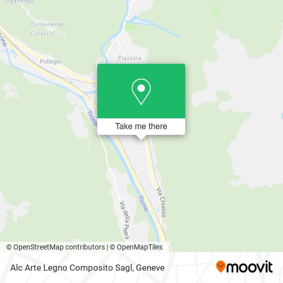 Alc Arte Legno Composito Sagl map
