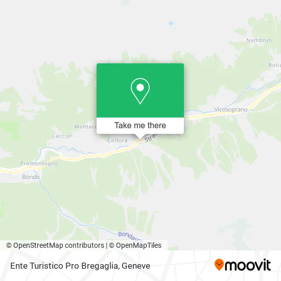 Ente Turistico Pro Bregaglia map
