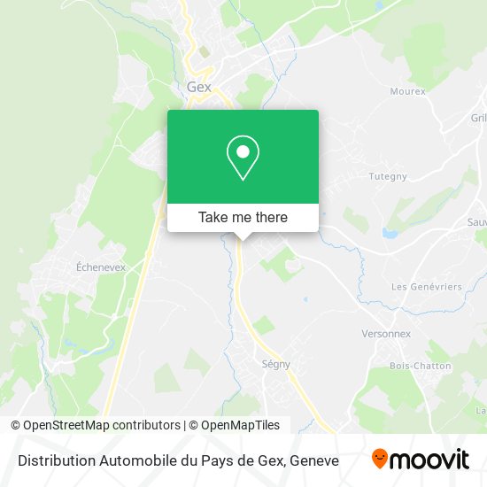 Distribution Automobile du Pays de Gex map