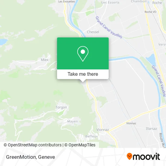 GreenMotion map