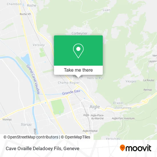 Cave Ovaille Deladoey Fils map