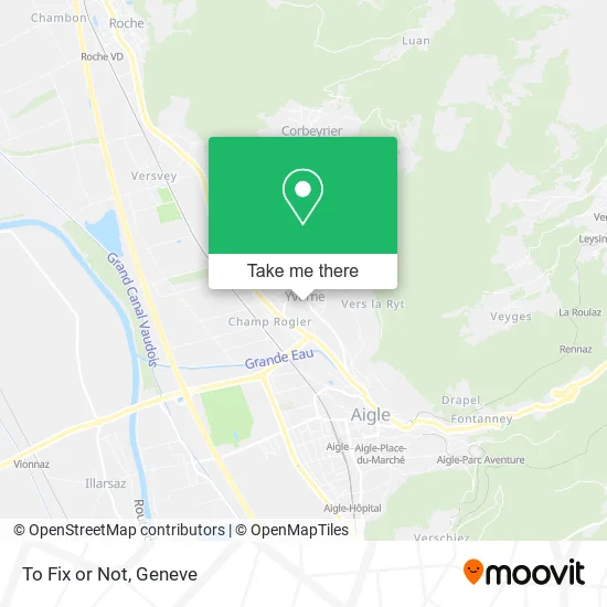 To Fix or Not map