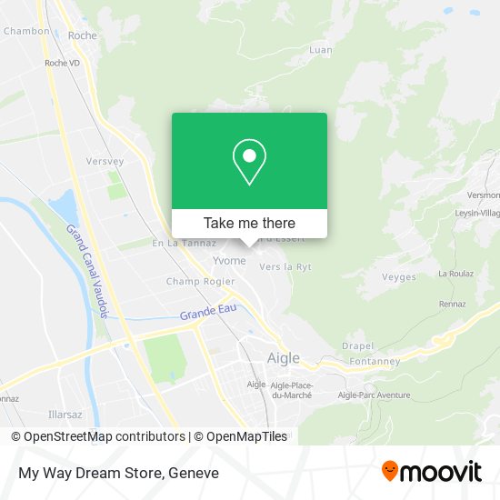 My Way Dream Store map