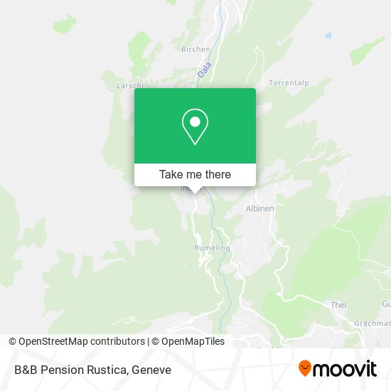 B&B Pension Rustica map