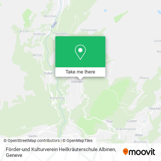 Förder-und Kulturverein Heilkräuterschule Albinen map