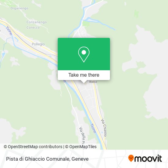 Pista di Ghiaccio Comunale map