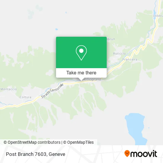 Post Branch 7603 map