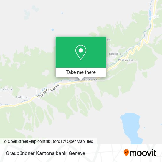 Graubündner Kantonalbank map