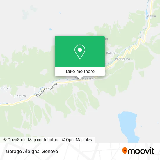 Garage Albigna map