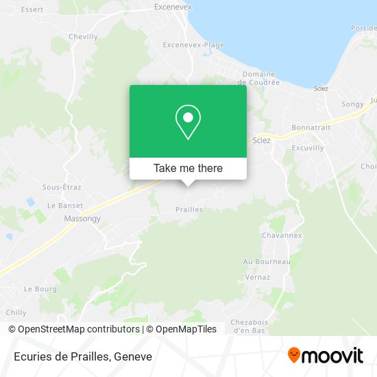 Ecuries de Prailles map