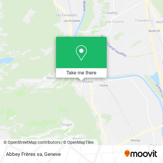 Abbey Frères sa map