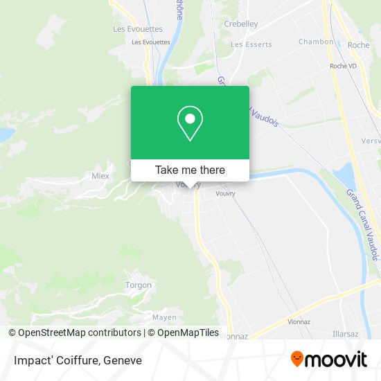 Impact' Coiffure map