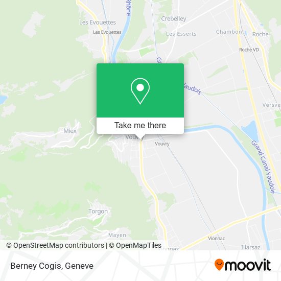 Berney Cogis map