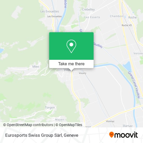 Eurosports Swiss Group Sàrl map