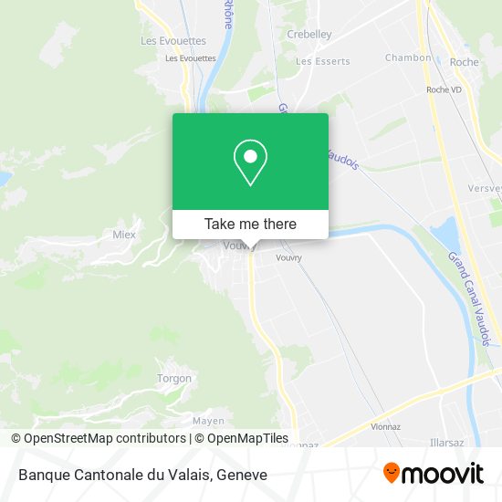 Banque Cantonale du Valais map
