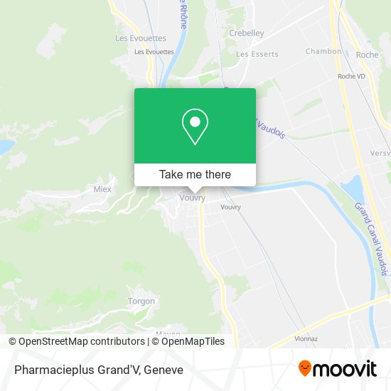 Pharmacieplus Grand'V map