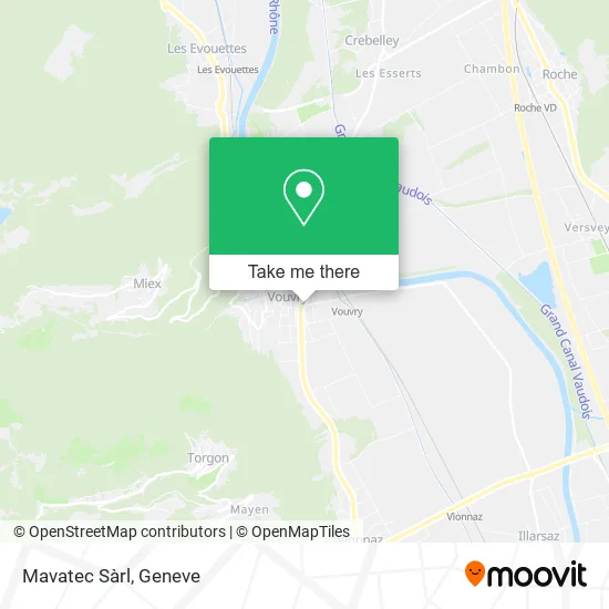 Mavatec Sàrl map